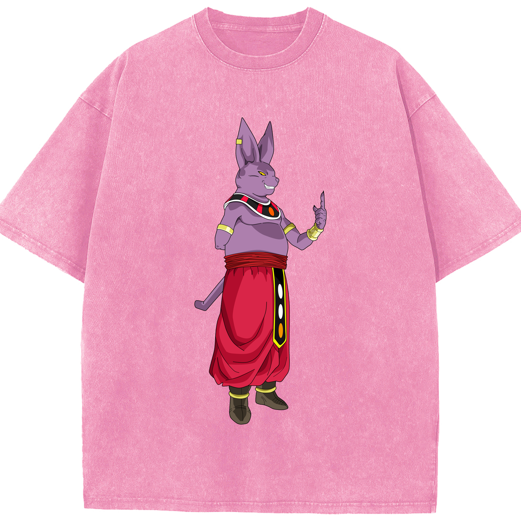 （画像用） ドラゴンボール シャンパ DRAGON BALL Champa 綿100% ヴィンテージ風 半袖Tシャツ（フロントプリント）